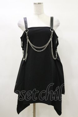 画像1: KILL STAR / Pleasure & Chain Dress XS 黒 H-25-03-05-1072-SL-OP-KB-ZY