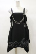 KILL STAR / Pleasure & Chain Dress XS 黒 H-25-03-05-1075-SL-OP-KB-ZS