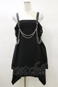 KILL STAR / Pleasure & Chain Dress XS 黒 H-25-03-05-1076-SL-OP-KB-ZI