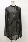 KILL STAR / Sheer Bondage Long Sleeve Dress M 黒 H-25-03-05-1077-SL-OP-KB-ZH