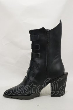 画像4: KILL STAR / 2 The Point Boots UK5(約24.0cm) 黒 H-25-03-05-1001-SL-SH-KB-ZY