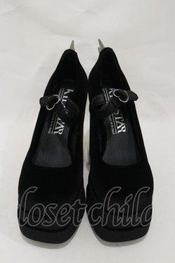 画像1: KILL STAR / Basilisks Pumps UK4(約23.5cm) 黒 H-25-03-05-1017-SL-SH-KB-ZH