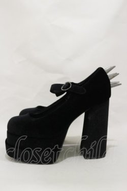 画像2: KILL STAR / Basilisks Pumps UK3(約23.0cm) 黒 H-25-03-05-1019-SL-SH-KB-ZH