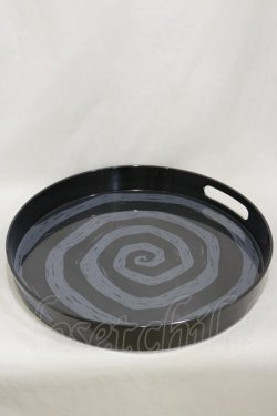 画像1: KILL STAR / Downward Spiral Serving Tray  黒 H-25-03-05-1032-SL-ZA-KB-ZH