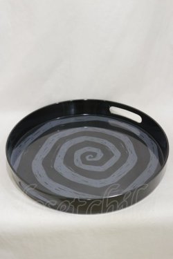 画像1: KILL STAR / Downward Spiral Serving Tray  黒 H-25-03-05-1035-SL-ZA-KB-ZH