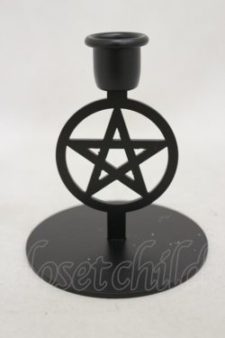 画像1: KILL STAR / Pentagram Candlestick【SMALL】   H-25-03-05-1039-SL-ZA-KB-ZH