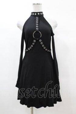 画像1: KILL STAR / HELTER LONG SLEEVE DRESS XS ブラック H-25-03-05-032-SL-OP-KB-ZH