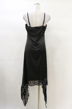 画像2: KILL STAR / Loya Satin Maxi Dress M 黒 H-25-03-06-048-SL-OP-KB-ZH