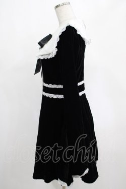 画像2: KILL STAR / Infinity Coven Long Sleeve Dress M 黒×白 H-25-03-07-1001-SL-OP-KB-ZH