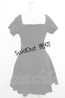 画像3: KILL STAR / Time Out Zip Denim Dress S 黒 H-25-03-07-1018-SL-OP-KB-ZH