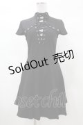 KILL STAR / Tied Up Skater Dress XS 黒 H-25-03-08-019-SL-OP-KB-ZS