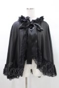 HANGRY&ANGRY / CAT EAR FRILL CAPE  ブラック H-25-03-10-1017-HN-JA-KB-ZH