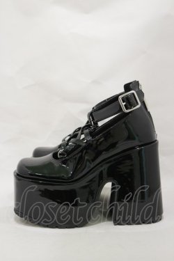 画像2: KILL STAR / WEDNESDAY PLATFORM SHOE UK4（約23.5cm） ブラック H-25-03-12-003-SL-SH-KB-ZH