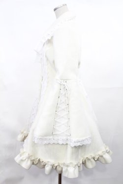 画像2: ATELIER PIERROT / Lunar Lattice Coat -Princess Sleeves-  ホワイト H-25-03-17-004-EL-CO-KB-ZT-C051