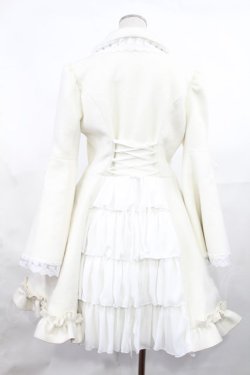 画像3: ATELIER PIERROT / Lunar Lattice Coat -Princess Sleeves-  ホワイト H-25-03-17-004-EL-CO-KB-ZT-C051