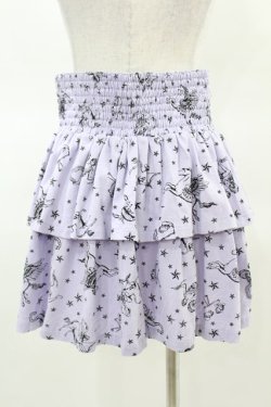 画像2: Candy Stripper / ZODIAC FRILL SKIRT  パープル H-25-03-17-1030-PU-SK-KB-ZH