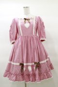 Angelic Pretty / Petit Gingham Heartワンピース Free レッド H-25-03-19-065-AP-OP-NS-ZH