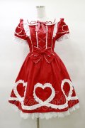 Angelic Pretty / ハートフルワンピース Free レッド H-25-03-19-070-AP-OP-NS-ZH