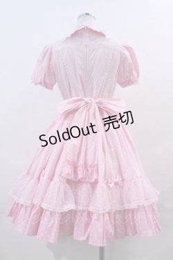 画像2: Angelic Pretty / Stripe Girly Cafe Set  ピンク I-24-02-09-011-AP-OP-HD-ZI