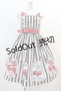 Angelic Pretty / Cherry Stampジャンパースカート  黒 I-24-04-22-039-AP-OP-HD-ZI