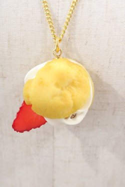 画像2: Q-pot. / Chou a la Creame Necklace (Fresh Cream)ネックレス  ブラウン I-24-06-02-030-QP-AC-HD-ZI