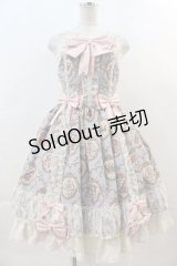 Angelic Pretty / Princess Rococoジャンパースカート  サックス I-24-06-11-044-AP-OP-HD-ZI