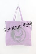 NieR Clothing / 3WAY TOTE BAG【九尾】  パープルＸ黒 I-24-07-17-080-PU-BG-HD-ZI