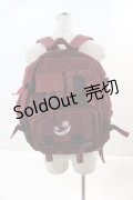 NieR Clothing / 11POCKET 大容量BACKPACK  ボルドー I-24-07-17-085-PU-BG-HD-ZI