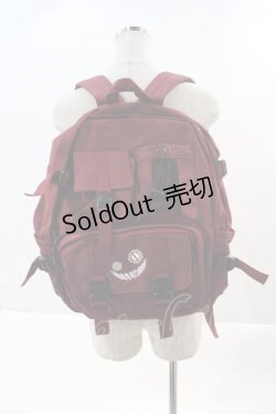 画像1: NieR Clothing / 11POCKET 大容量BACKPACK  ボルドー I-24-07-17-085-PU-BG-HD-ZI