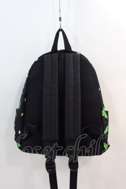 画像3: NieR Clothing / 枝豆NieRちゃんBACKPACK  黒Ｘ緑 I-24-07-17-090-PU-BG-HD-ZI