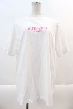 画像1: Candy Stripper / ICE CREAM HOLIC TEE 2 オフホワイト I-24-07-20-022-PU-TS-HD-ZI