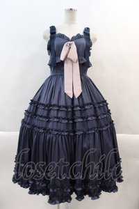 Angelic Pretty / Classy Ladyジャンパースカート  ネイビー I-24-07-22-070-AP-OP-HD-ZI