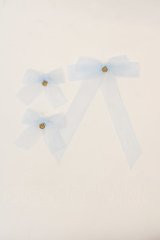 LOTUS ribbon / リボンブローチセット  サックス I-24-07-24-084-EL-ZA-HD-ZI