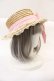 画像3: Angelic Pretty / LovelyチェックストローHat  ピンク I-24-07-28-037-AP-AC-HD-ZI (3)