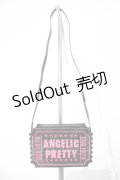 Angelic Pretty / Girly Stickerポシェット  黒Ｘピンク I-24-08-07-104-AP-BG-HD-ZI