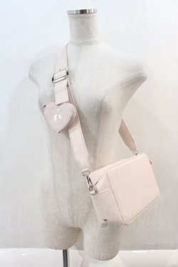 画像1: epine / e Heart pouch shoulder strap bag  ピンク I-24-09-16-111-LO-BG-HD-ZI