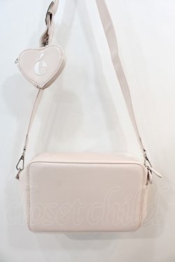 画像2: epine / e Heart pouch shoulder strap bag  ピンク I-24-09-16-111-LO-BG-HD-ZI