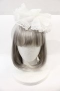 Angelic Pretty / Decorationチュールカチューシャ  白 I-24-09-22-010-AP-AC-HD-ZI