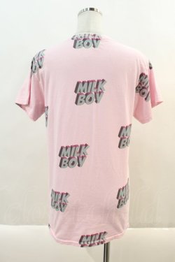 画像2: MILKBOY / CARTOON LOGO Tシャツ  ピンク I-24-09-22-041-MB-TO-HD-ZI