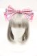 画像1: Angelic Pretty / ギンガム配色リボンカチューシャ  ピンク I-24-09-26-106-AP-AC-HD-ZI (1)