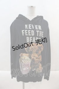 MILKBOY /  NEVER FEED BEAR HOODY  黒 I-24-09-26-035-MB-TO-HD-ZI