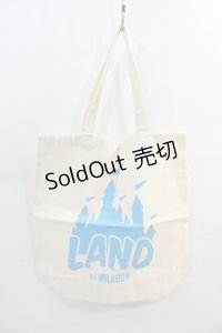 LAND by MILK BOY / トートバッグ  アイボリー I-24-09-27-057-MB-BG-HD-ZI