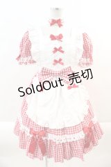 Angelic Pretty / Parlor DollワンピースSet  赤Ｘ白 I-24-09-28-041-AP-OP-HD-ZI