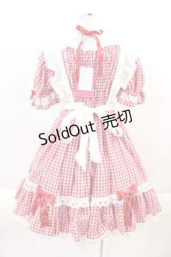 画像2: Angelic Pretty / Parlor DollワンピースSet  赤Ｘ白 I-24-09-28-041-AP-OP-HD-ZI