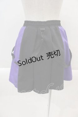 画像2: NieR Clothing / TWO-TONE MINI SKIRT  パープル I-24-10-01-098-PU-SK-HD-ZI