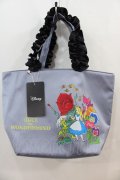 Maison de FLEUR / BAG Alice/フリルハンドルトートバッグ  ブルー I-24-10-07-095-LO-BG-HD-ZI