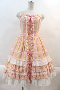 Angelic Pretty / Flower Vacationジャンパースカート  ピンク I-24-10-12-029-AP-OP-HD-ZI