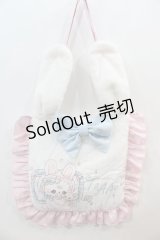 To Alice / Pastel Baby Rabbitバッグ  白Ｘピンク I-24-10-18-104-LO-ZA-HD-ZI