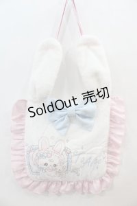 To Alice / Pastel Baby Rabbitバッグ  白Ｘピンク I-24-10-18-104-LO-ZA-HD-ZI