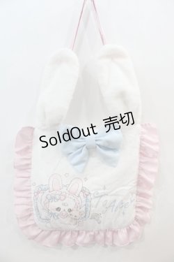 画像1: To Alice / Pastel Baby Rabbitバッグ  白Ｘピンク I-24-10-18-104-LO-ZA-HD-ZI